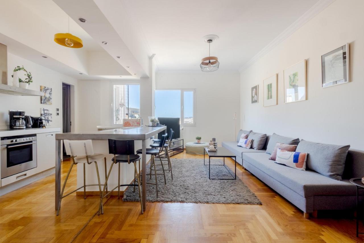 3 Bdr Apt Incredible Acropolis View Athene Buitenkant foto
